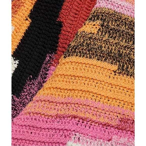 A. L.C. 100% cotton Nova Crochet Midi-Dress - Sedona Blossom NEW - Picture 8 of 13